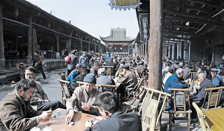 羅城古鎮(zhèn)涼廳子 高路川 攝