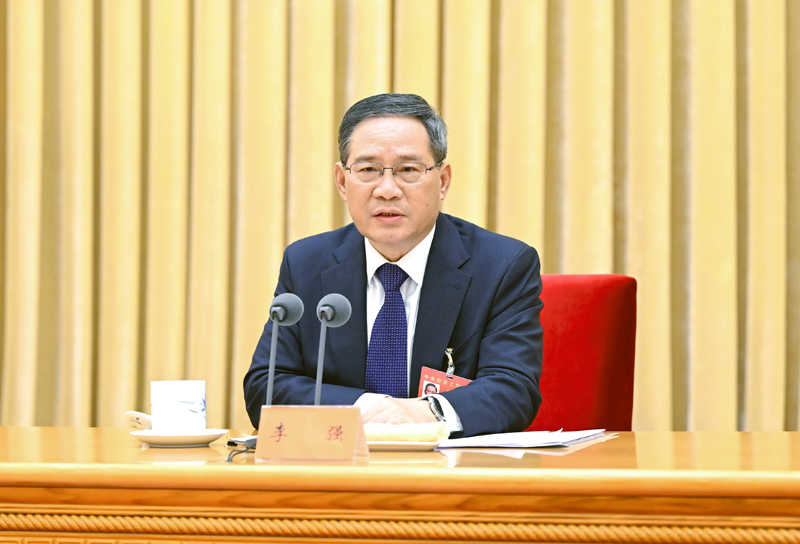 12月15日至16日，中央經(jīng)濟工作會議在北京舉行。中共中央政治局常委李強出席會議并講話。新華社記者燕雁攝